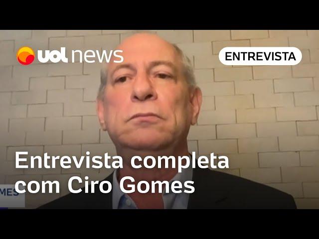 Ciro Gomes critica Lula e fala de prisão de Bolsonaro, corrupção e Cid; veja entrevista completa