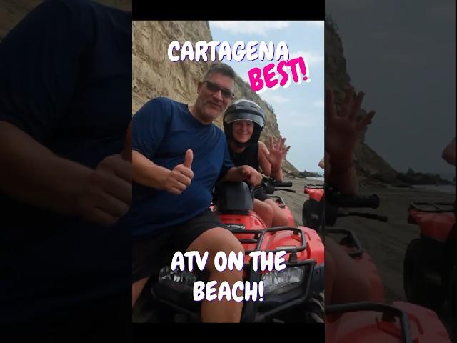 ATV on the beaches of Cartagena Colombia