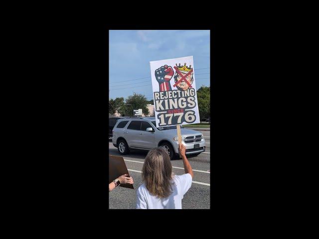 Hundreds gather on Jacksonville's Southside for 'No Kings' protest