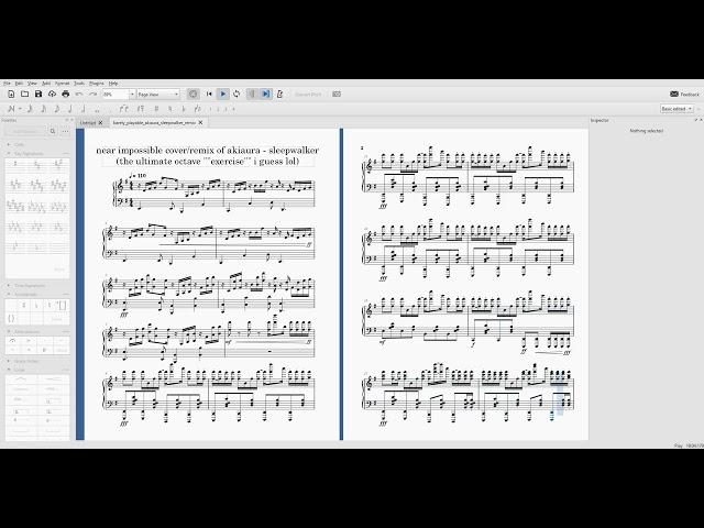 akiaura - sleepwalker (difficulty 8-9 piano cover/remix i think) (reupload)