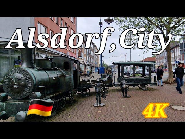 Walking in Alsdorf,City,North,Rhine,Westphalia,Germany.2023