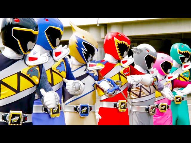 To Love and Fight!  Dino Super Charge Episode 11 and 12 Power Rangers Kids  Action for Kids