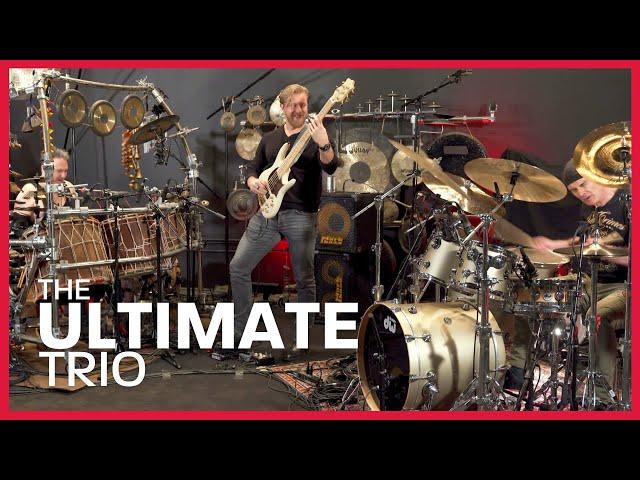 Bozzio, Donati, and Feraud: The Ultimate Drums and Bass Power Trio