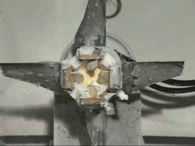 AIM-9X thrust vectoring motor tested in iced condition.