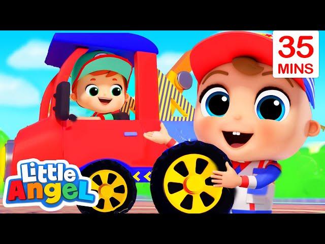 Wheels On The Truck + More Little Angel Kids Songs & Nursery Rhymes