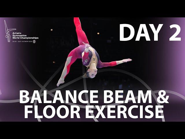 Women’s Apparatus Finals: Balance Beam + Floor Highlights