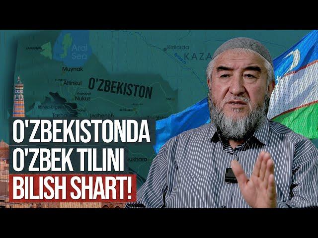 "Bu mamlakatda yashayotganlar millatidan qat'i nazar o'zbek tilini bilishlari shart!"