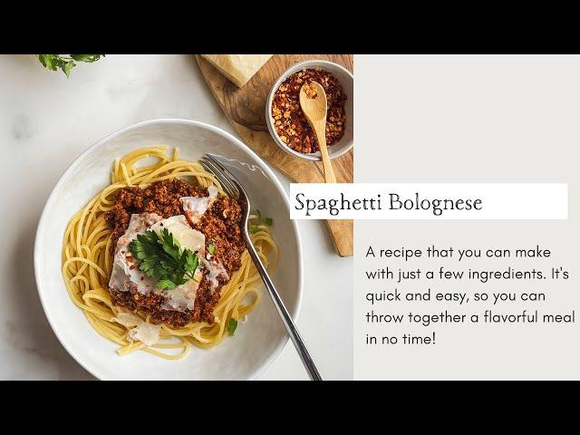 How to Make Spaghetti Bolognese | Cooking with Zahra