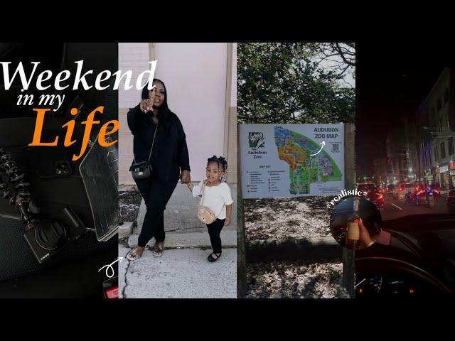 a *REALISTIC* Weekend in my Life: traveling + active mommy + funeral + Audubon zoo + night life …