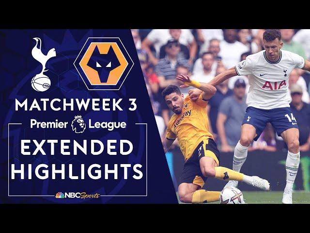 Tottenham Hotspur v. Wolves | PREMIER LEAGUE HIGHLIGHTS | 8/20/2022 | NBC Sports