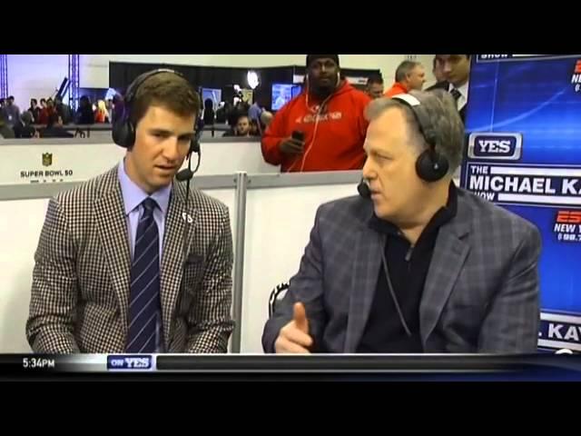 Eli Manning makes his Super Bowl 50 pick