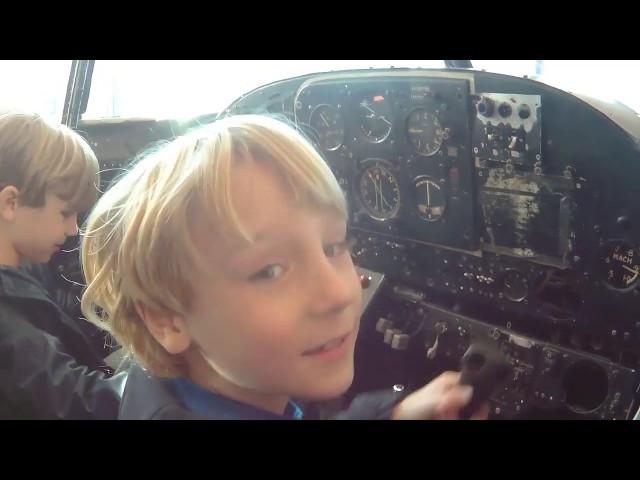 Dutch Kids Travel TV -Aviodrome Airport Airplane Museum Tour