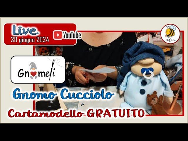  Domenica 30 giugno alle 21,00 cuciamo insieme lo GnomEli