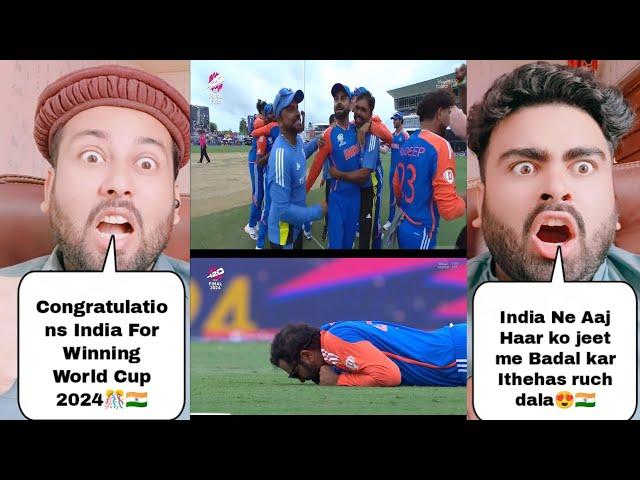 Congratulations India For Winning World Cup 2024 | India You Did It | Pakistani Reaction