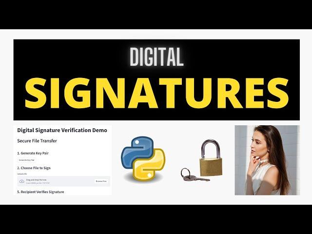 Digital Signatures with Python & Streamlit ( + Langchain & WebLN payment demo )