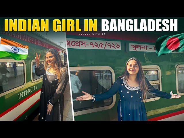 Indian girl in Bangladesh  Bangladesh Railway  Dhaka to Khulna Train Journey