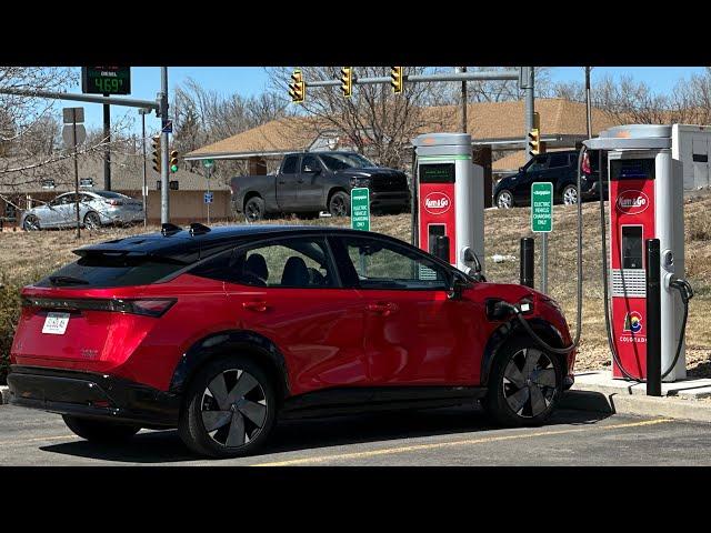 Thirsty Machine - Nissan Ariya 70-MPH Highway Range Test! 87kWh AWD Platinum+