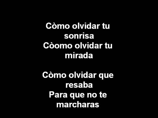 Nunca te olvidaré - Enrique Iglesias Letras