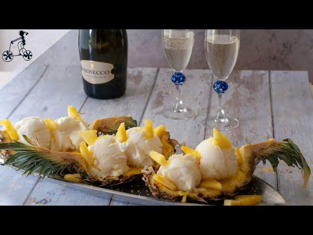 Easy Italian Pineapple Sorbet Recipe With Prosecco