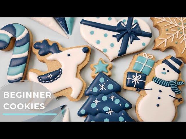 Beginner Royal Icing Cookie Tutorial | Winter Wonderland