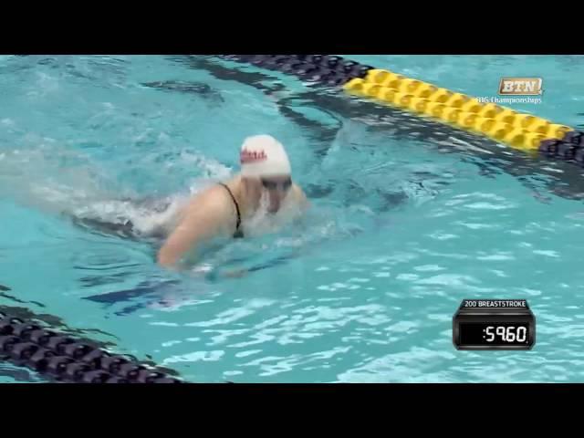 Flashback: Lilly King Breaks Big Ten Record in 200M Breaststroke