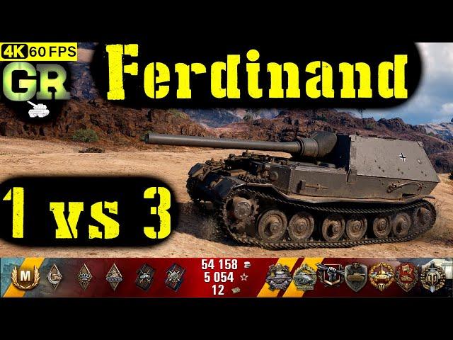 World of Tanks Ferdinand Replay - 9 Kills 4.1K DMG(Patch 1.4.0)