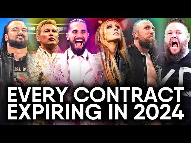 EVERY Wrestler’s Contract Expiring In 2024: WWE, AEW, TNA, NJPW | WrestleTalk