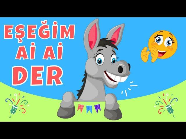 Eşeğim Ai Ai Der - Arabaya Binelim - Bebek Şarkıları - Bakkal Amca - Çizgi Film - Yumurcak Adamlar