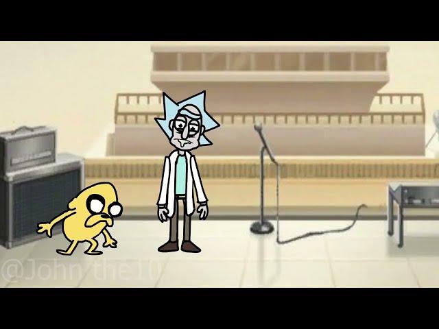 Multiversus rick sanchez voice line but animated