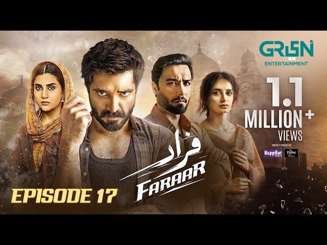 Faraar Episode 17 (Subtitles) 9th March 2025 - Hamza Ali Abbasi - Ahmed Ali Akbar - Sohai Ali Abro