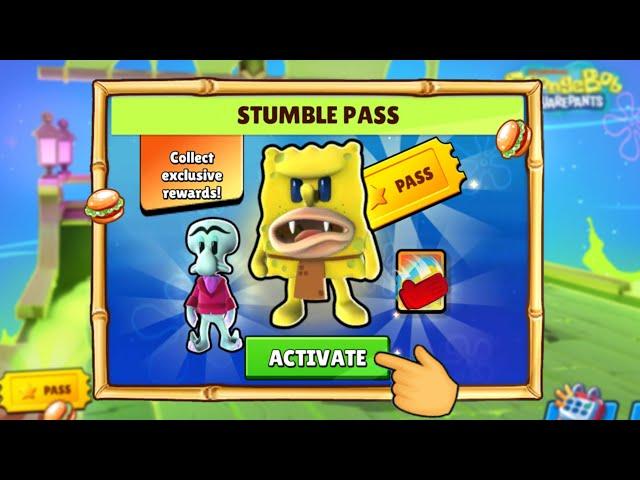 Spongebob STUMBLE PASS - Stumble Guys