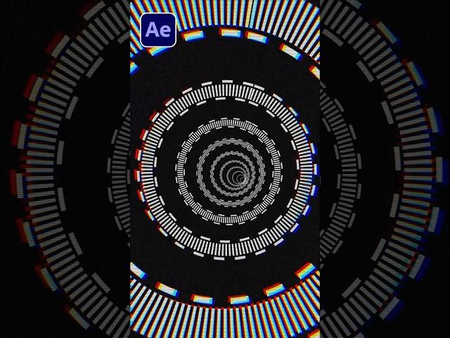 Create Visual Motion Graphic Tunnels in After Effects #tutorial