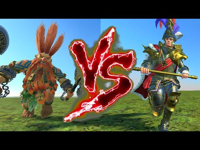 Garagrim Ironfist VS Karl Franz. Total War Warhammer 3