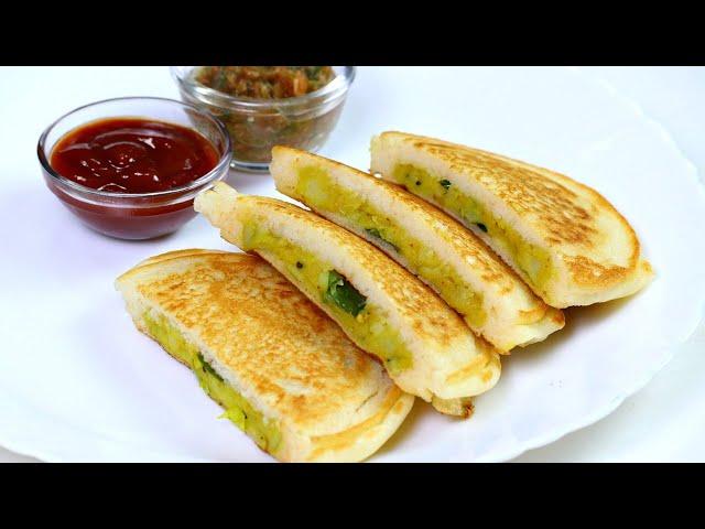 सूजी और आलू  का झटपट नाश्ता कम तेल में | Sooji Nasta Recipe | Best Breakfast Recipe | KabitasKitchen