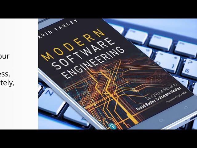 Modern Software Engineering - New Book from Dave Farley
