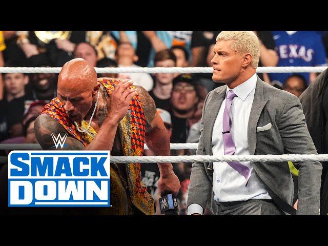 Cody Rhodes SLAPS The Rock in heated exchange: SmackDown highlights, March 8, 2024