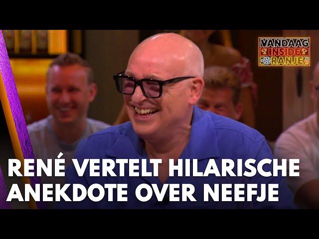 René vertelt een hilarische anekdote over neefje: 'Hij kreeg een laatste aanmaning!'