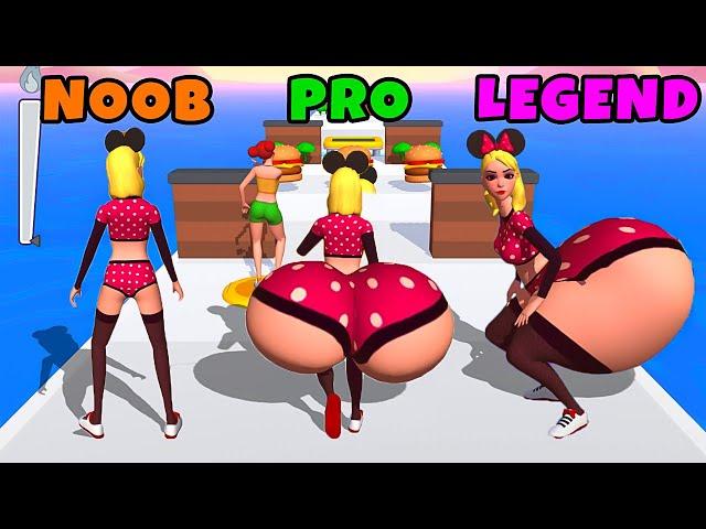 NOOB vs PRO vs LEGEND in Twerk Race 3D