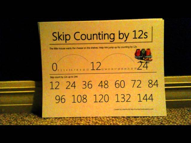 Skip Count by 12's song