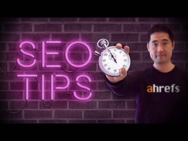 SEO Tips to Improve Organic Traffic in Under 15 Minutes