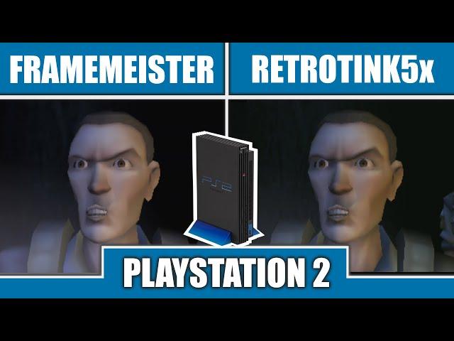 Time Splitters 2 PS2 | Framemeister vs. RetroTINK 5x Comparison | Playstation 2 Best HDMI Adapters