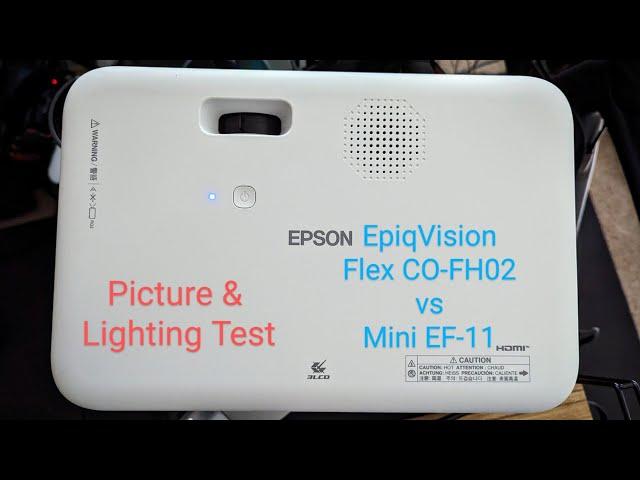 Epson EpiqVision Flex CO FH02 & Mini EF 11 Picture Quality Tests