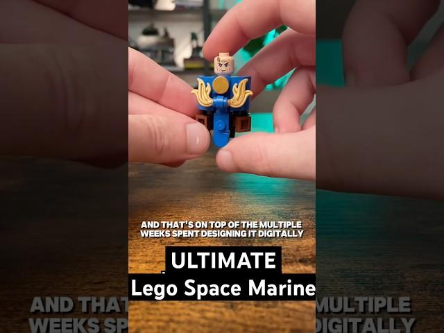 FINISHING The ULTIMATE Lego Space Marine (Warhammer 40k) #lego #warhammer40k #spacemarine2