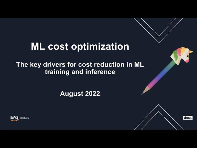 Saving cost on your machine learning training and inference on AWS