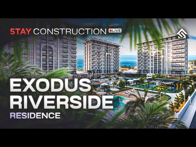Exodus Riverside Residence Демирташ Аланья - Строительство онлайн STAY PROPERTY