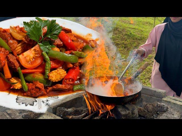 DAGING MASAK MERAH ALA THAI | Resepi kedai thai ‼️cukup terangkattt