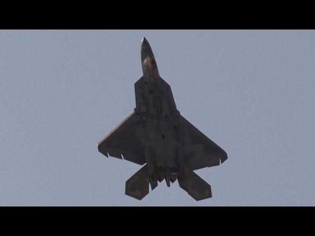 West Virginia's Greatest Airshow 2023 - F-22 Raptor Demonstration