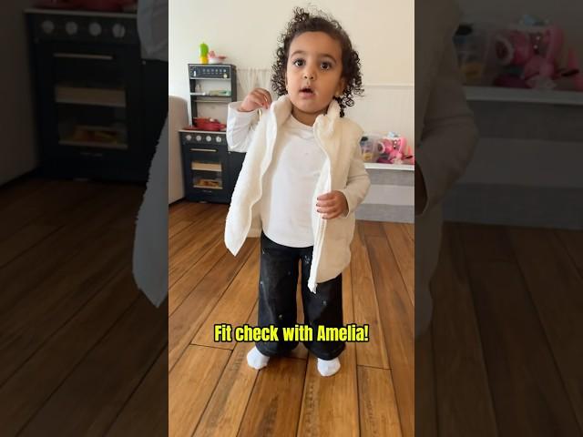 Monday fit check with Amelia! #family #familyvlog #vlog #fitcheck #monday #kids #babies #momlife