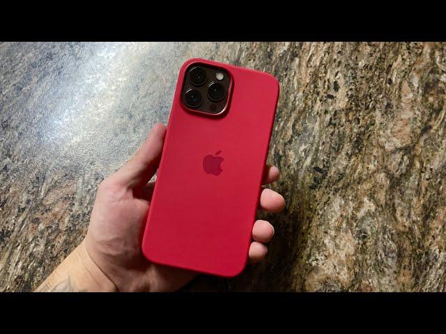 iPhone 13 & iPhone 13 Pro Apple Silicone Case UNBOXING (Product RED)