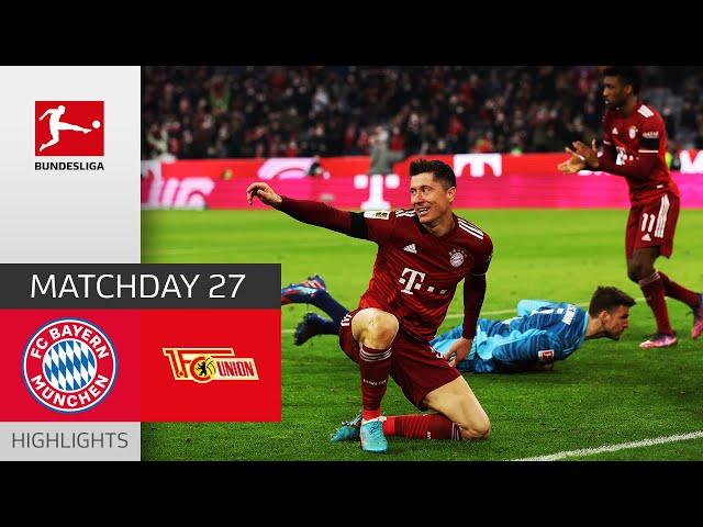 FC Bayern München - Union Berlin 4-0 | Highlights | Matchday 27 – Bundesliga 2021/22